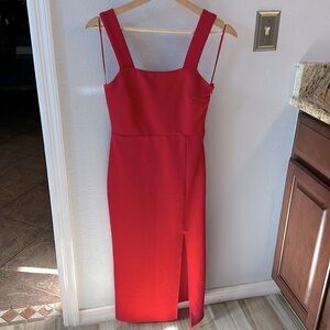 Princess Polly red midi dress